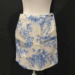 Blue&White Skort